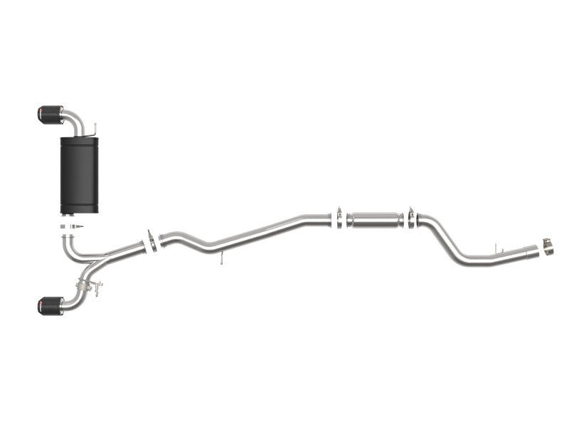 AFE 49-36043-C Takeda 2020 fits Toyota Supra L6-3.0L (t) 3in-2.5in 304 SS CB Ex