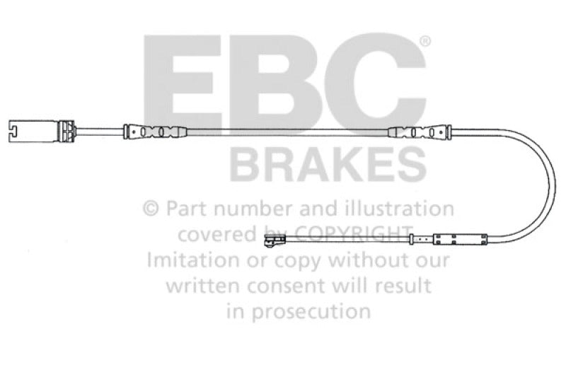 EBC EFA136 fits BMW 10 2013-20 128 3.0L Front Wear Leads