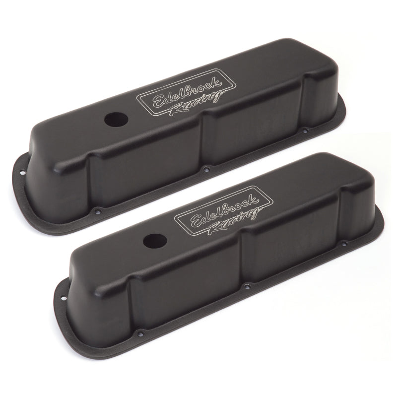 Edelbrock 41253 Valve Cover Victor Series fits Ford 289-302-351W CI V8 Low Black