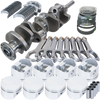 Eagle 15120030 fits Ford 429/460 3.850in Crank 6.605in H-Beam -3cc Flat Top 4.390in Pistons Rotating Assembly