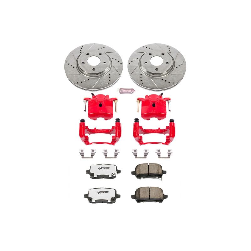 PowerStop fits Chevrolet 04-08 Malibu Front Z26 Street Warrior Brake w/Calipers