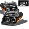 Spyder 5011527 fits Nissan 05-08 Frontier Projector Headlights LED Halo LED Blk