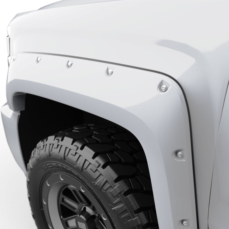 EGR 791574-GAZ 14+ Chev fits Silverado 6-8ft Bed Bolt-On Look Color Match Fender Flares - Set - Summit White