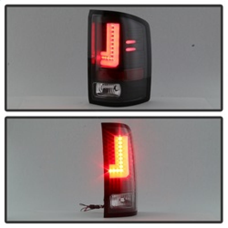 Spyder 5083777 fits GMC 16-20 Sierra 2017 Light Bar LED Tail Lights - Black ALT