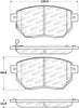StopTech 308.09691 Street Brake Pads