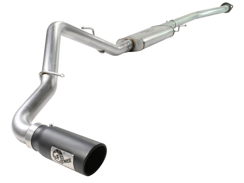 AFE 49-44012-B rce Exhausts Cat-Back Black Tips 99-03 fits GM Gas Trucks 1500 V