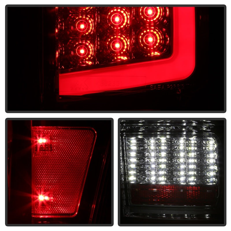 xTune 9041709 16-18 fits Toyota Tacoma Light Bar LED Tail Lights - Chrome (ALT-