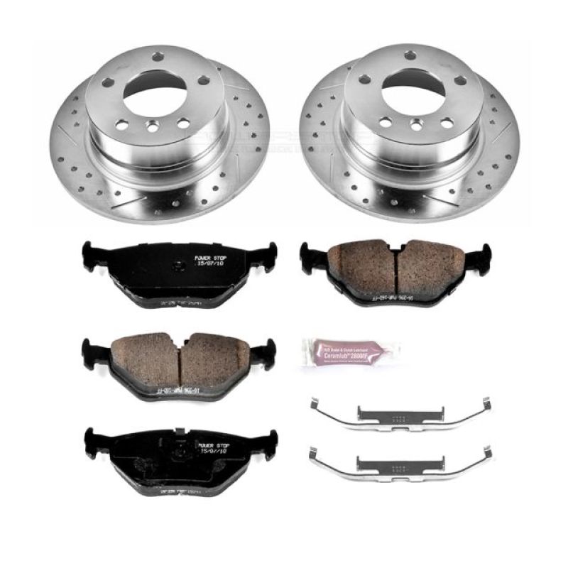 PowerStop K593 fits BMW 95-99 318ti Rear Z23 Evolution Sport Brake Kit