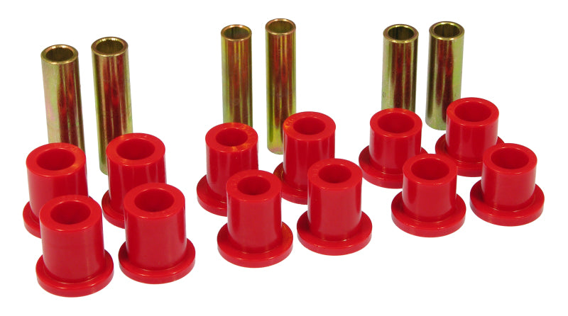 Prothane 6-1006 fits Ford 73-79 F350 2wd Rear Leaf Spring Bushings - Red
