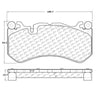Stoptech 308.1291 Mercedes Benz Front Street Touring Brake Pads