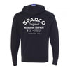 SPARCO SP04800NR1S Sweatshirt ZIP Garage BLK - Small