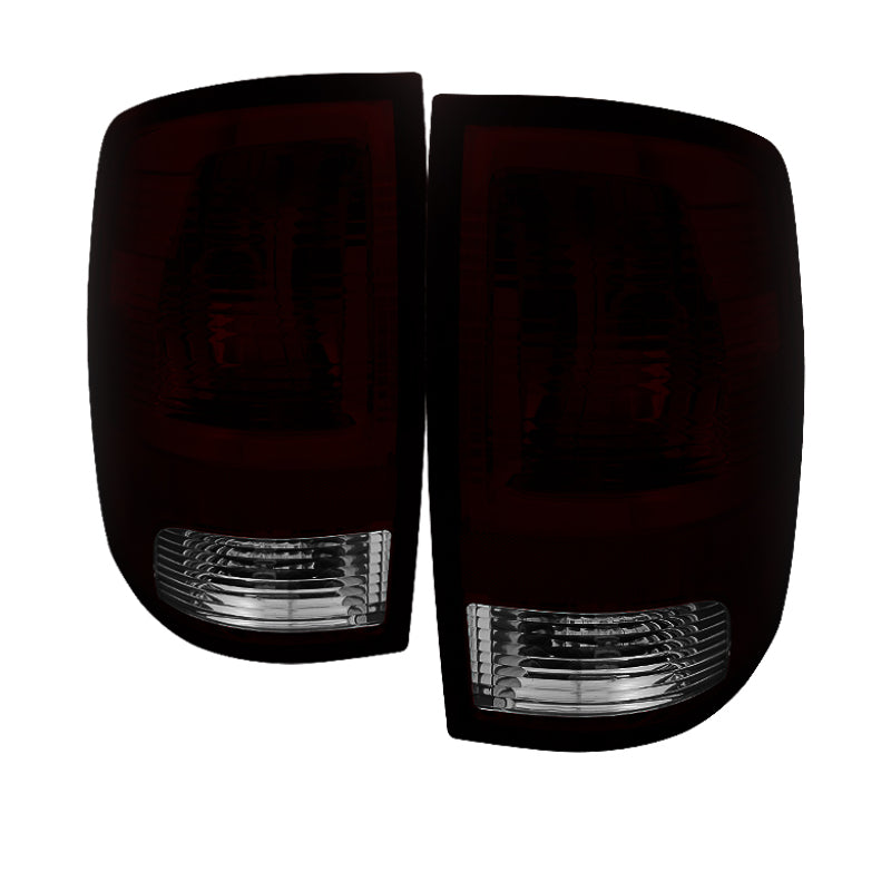 9033186 Xtune fits Dodge 09-15 Ram 1500 OEM Style Tail Lights Dark Red ALT-JH-