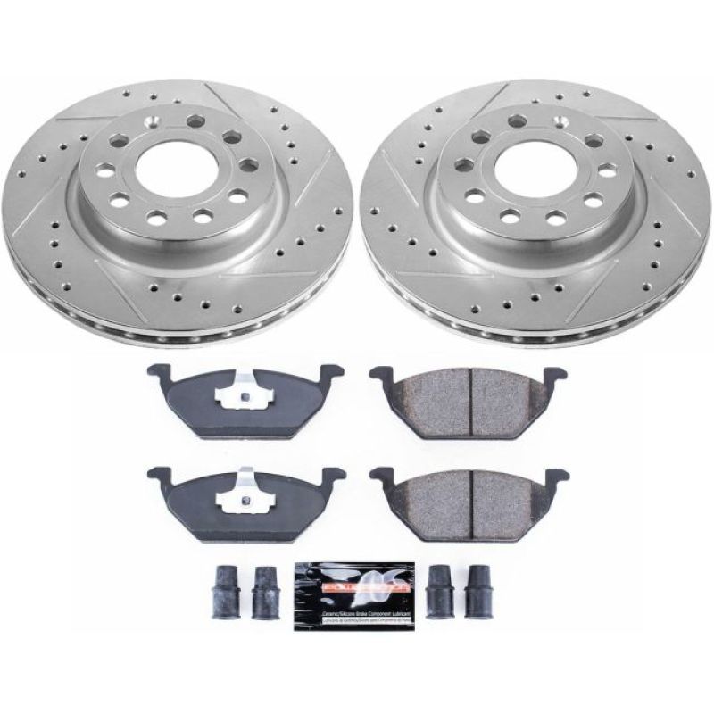 PowerStop K6041 fits Volkswagen 11-15 Jetta Front Z23 Evolution Sport Brake Kit