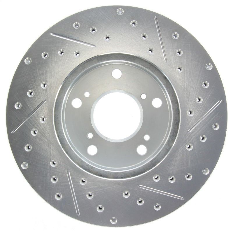 Stoptech 227.40036R Select Sport 06-08 fits Honda Civic GX / 98-02 Accord V7 Slotted and Drilled Right Front Rotor