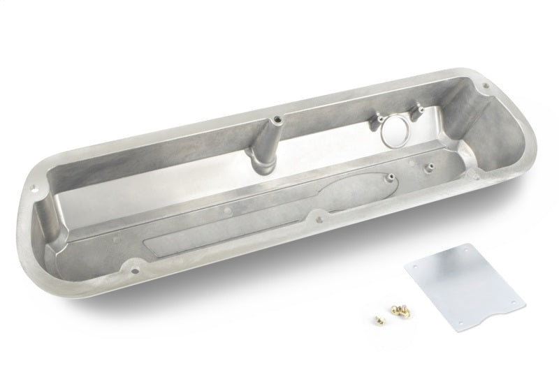 Ford Racing 302-146 Racing Slant Edge Valve Covers w/ Logo - Bare