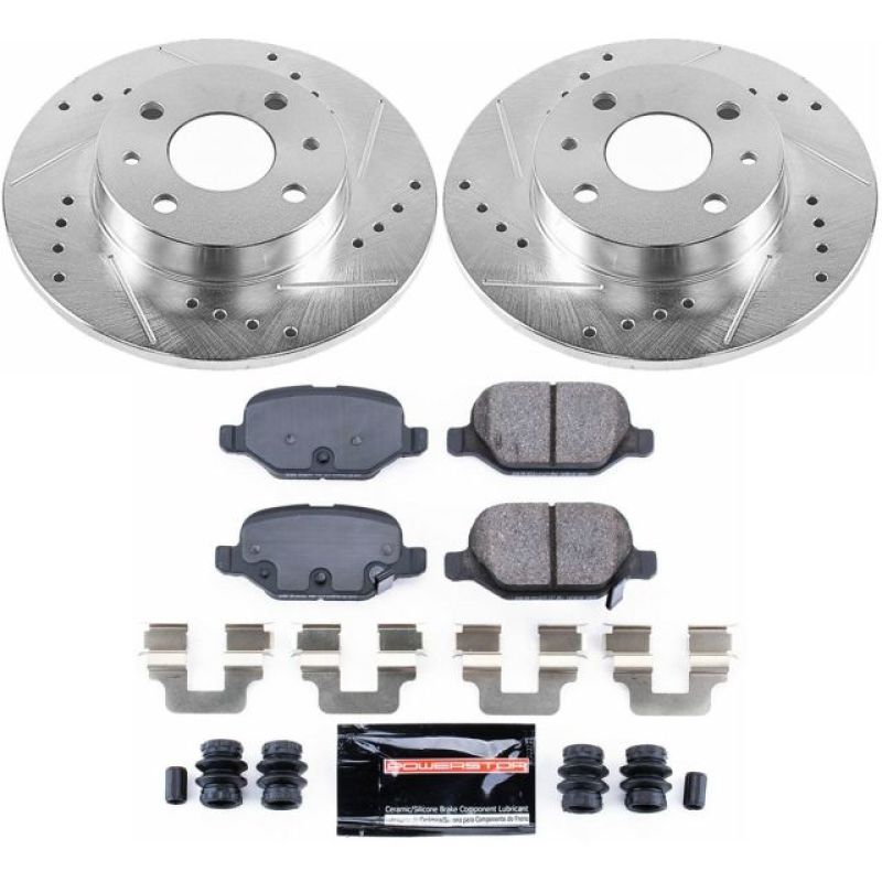 PowerStop K6292 fits Fiat 12-18 500 Rear Z23 Evolution Sport Brake Kit