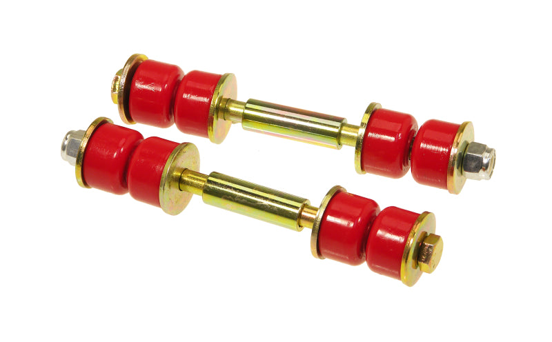 Prothane 19-406 Universal End Link Set - 3 1/2in Mounting Length - Red