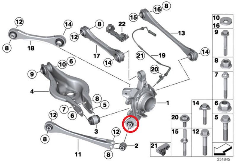 SPL Parts SPL RKB F3X 2010+ fits BMW F2x 2 Series / 2011+ BMW F3 X 3 & 4 Series