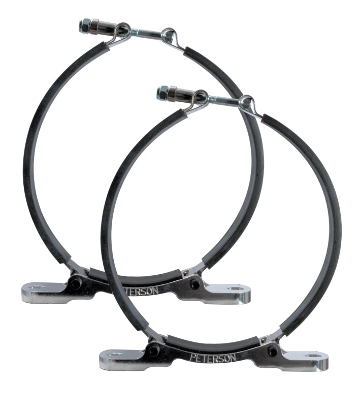 Peterson Fluid Systems 08-0101 9in Tank Mount Brackets (Pair)