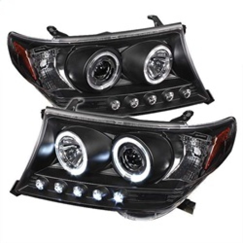 Spyder 5008275 fits Toyota 08-11 Land Cruiser Projector Headlights LED Halo LED