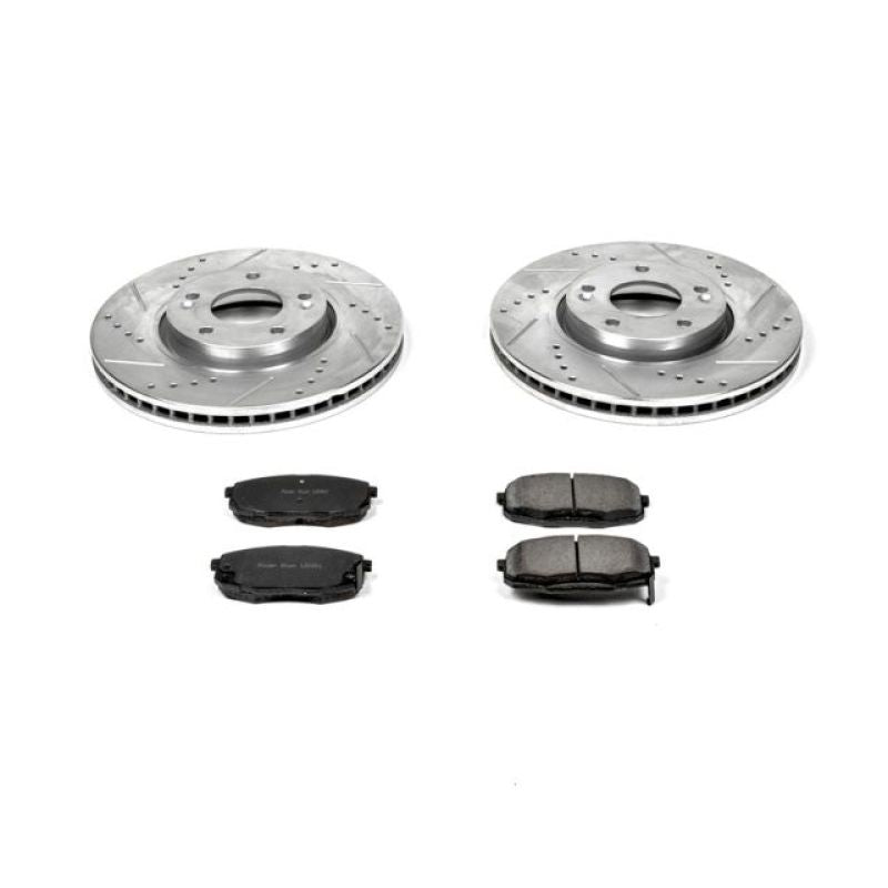 PowerStop K5837 fits Kia 10-13 Forte Front Z23 Evolution Sport Brake Kit