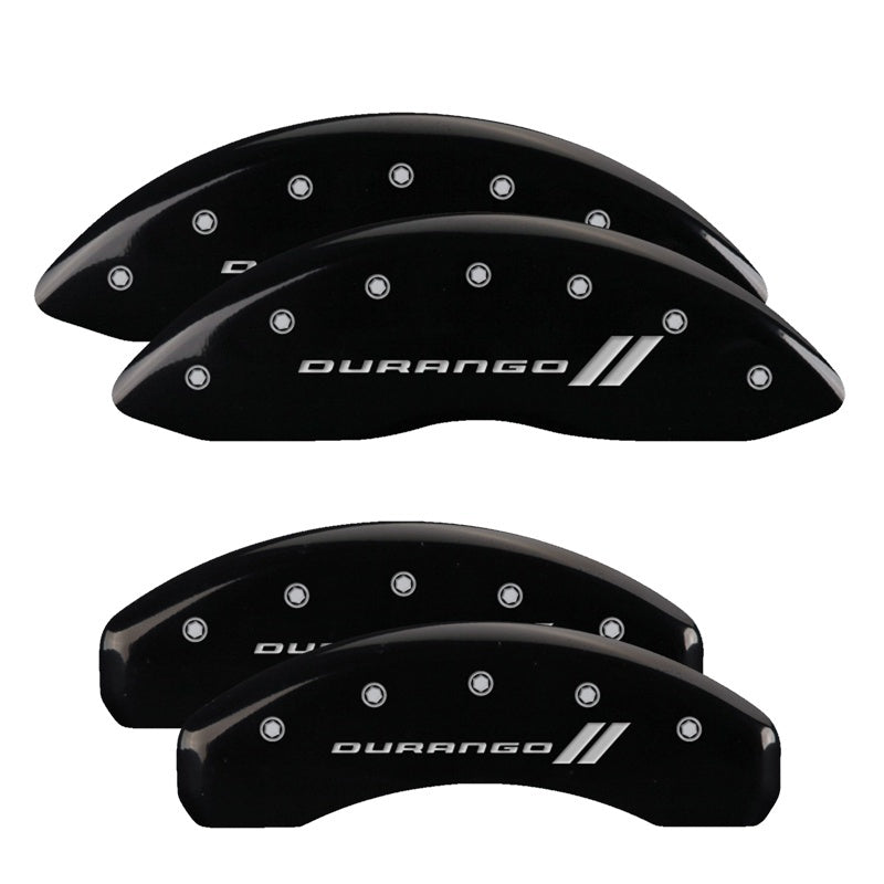 MGP 12204SDGOBK 4 Caliper Covers Engraved Front & Rear 11-18 fits Dodge Durango