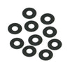 S&S 50-7059 Cycle Nitrile Rubber Coated Flat Washers - 10 Pack