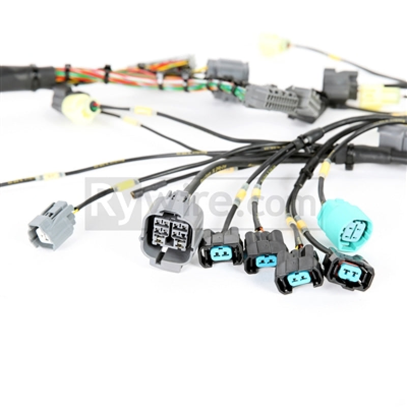 Rywire RY-B2-MILSPEC fits Honda B-Series Mil-Spec Eng Harness w/OBD2 Dist/Inj/Alt & OBD1 92-95 ECU Plugs (Adapter Req)