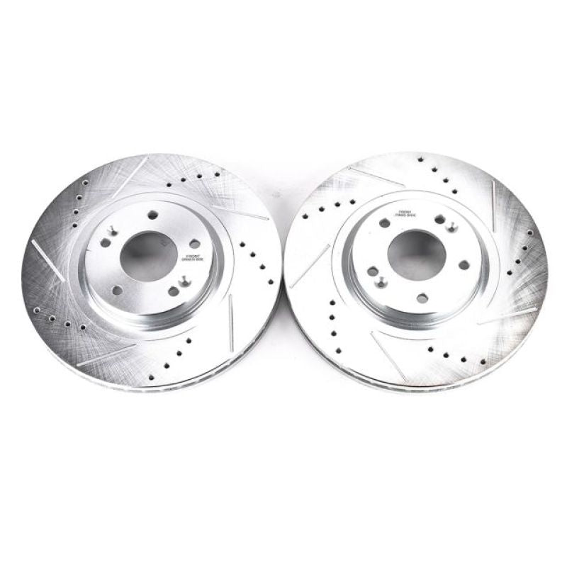 PowerStop fits Kia 15-19 Sedona Front Evolution Drilled & Slotted Rotors - Pair