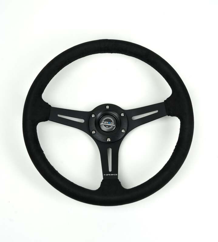 NRG RST-030SA RST-030SA Reinforced Micro Suede Racing Steering Wheel 350mm /