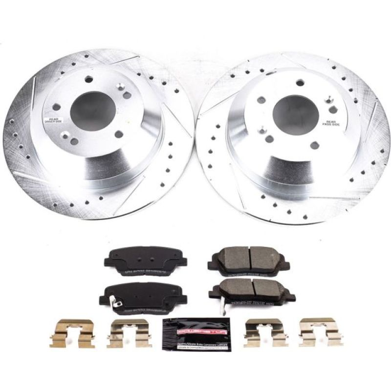 PowerStop K8283 2019 fits Hyundai Santa Fe XL Rear Z23 Evolution Sport Brake Kit
