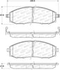 Stoptech 305.083 Street Select Brake Pads
