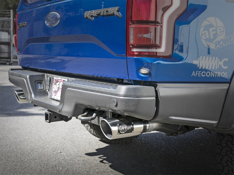 AFE 49-33094-P rce-XP 3in to 3-1/2in 304 SS Cat-Back Exhaust w/Polished Tips 17