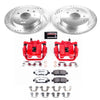 PowerStop KC7881 fits Nissan Rogue Rear Z26 Street Warrior Brake Kit w/Calipers