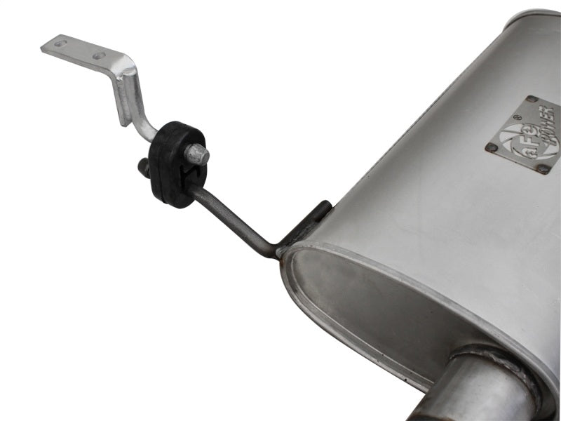 AFE 49-08040 on Exhaust System, Cat Back Aluminized Hi-Tuck 07-14 fits Jeep Wra
