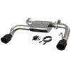 QTP 440521B 2021-2024 fits Ford Bronco QTP Screamer Axle Back Black Tips