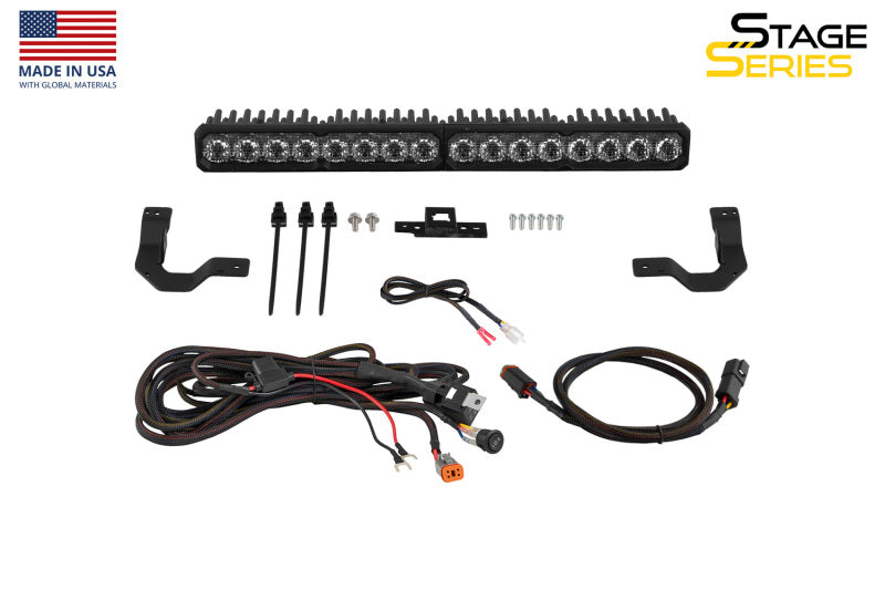 Diode Dynamics DD8058 2024-2026 fits Toyota Tacoma TRD Grille Lightbar SS20 Sport White Combo 6000K