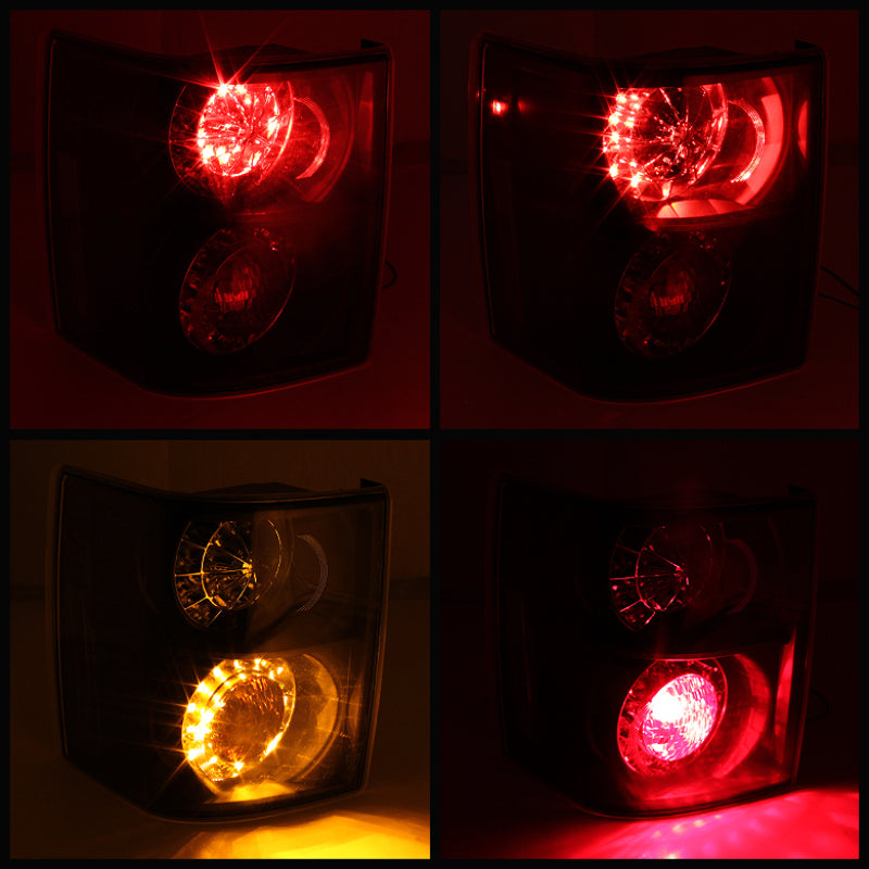 Spyder 5070111 fits Land Rover 03-05 Range Rover HSE LED Tail Lights Black ALT-