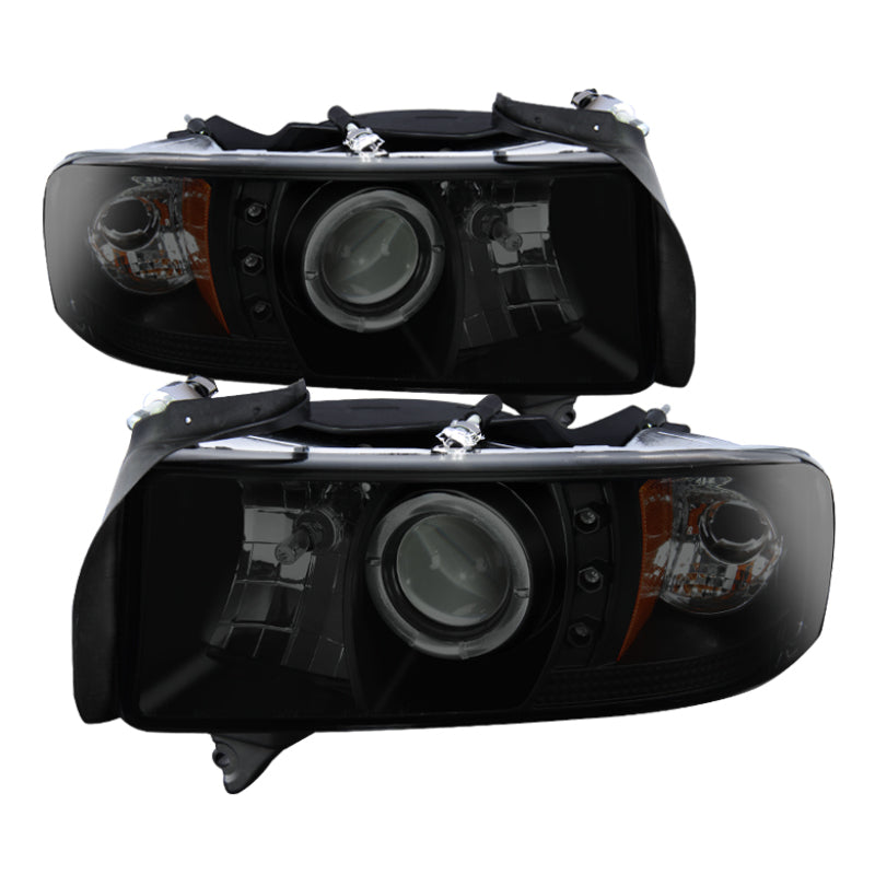 Spyder 5078414 fits Dodge 94-01 Ram 1500 Sport Projector Headlights LED Halo LE