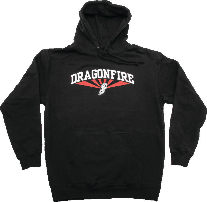DragonFire Racing 523124 Dfr Az Hoodie Blk/Rd Md