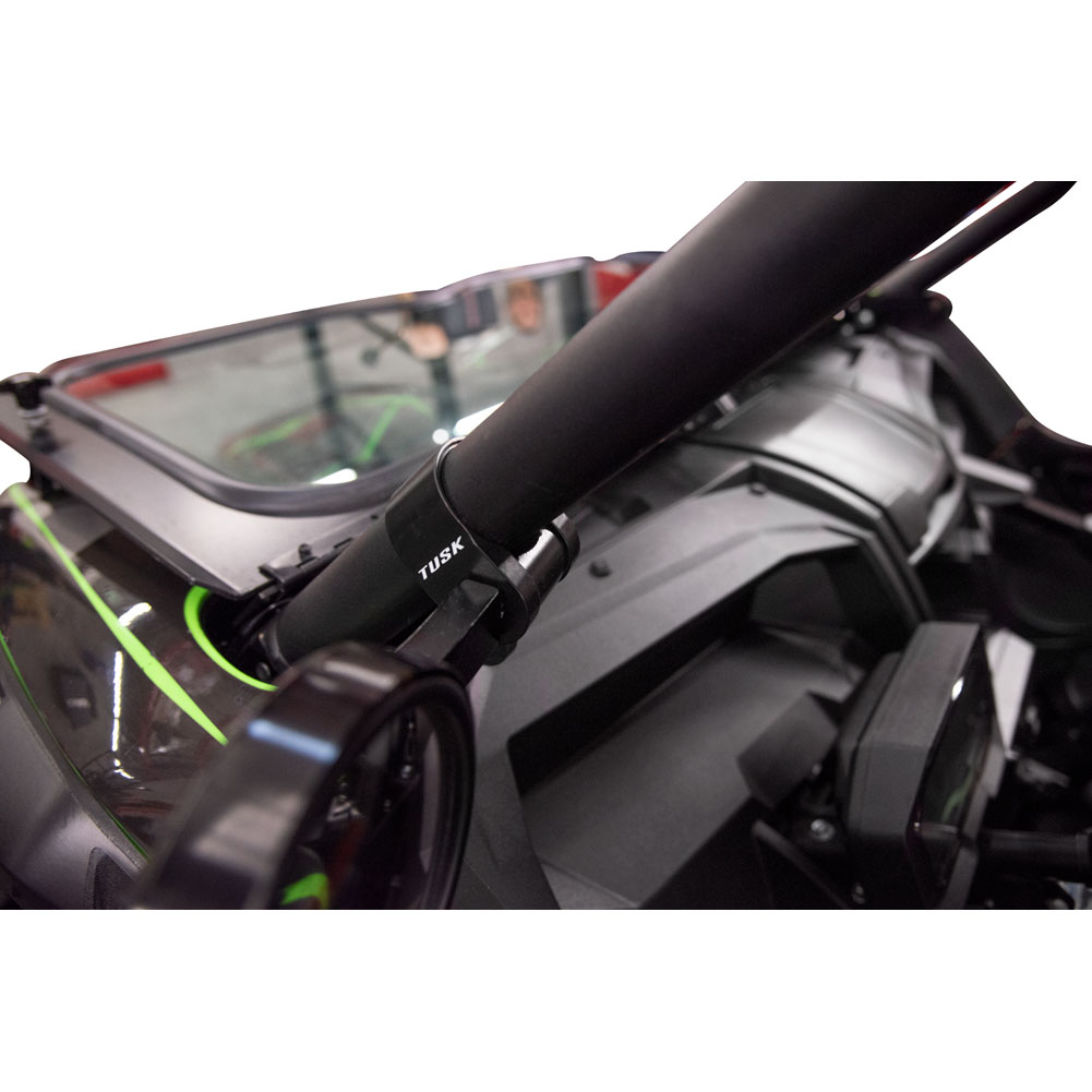 Tusk 2000490001 Alloy Mirror Kit with Low Profile UTV Roll Cage Clamp