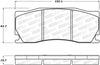 Stoptech 308.1355 Street Brake Pads - Rear