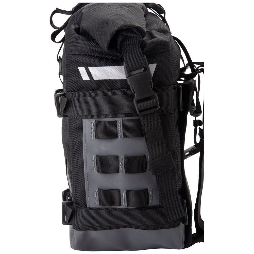 Tusk 2006110017 Pannier Racks with Pilot Pannier Bags with Top Rack Black/Grey