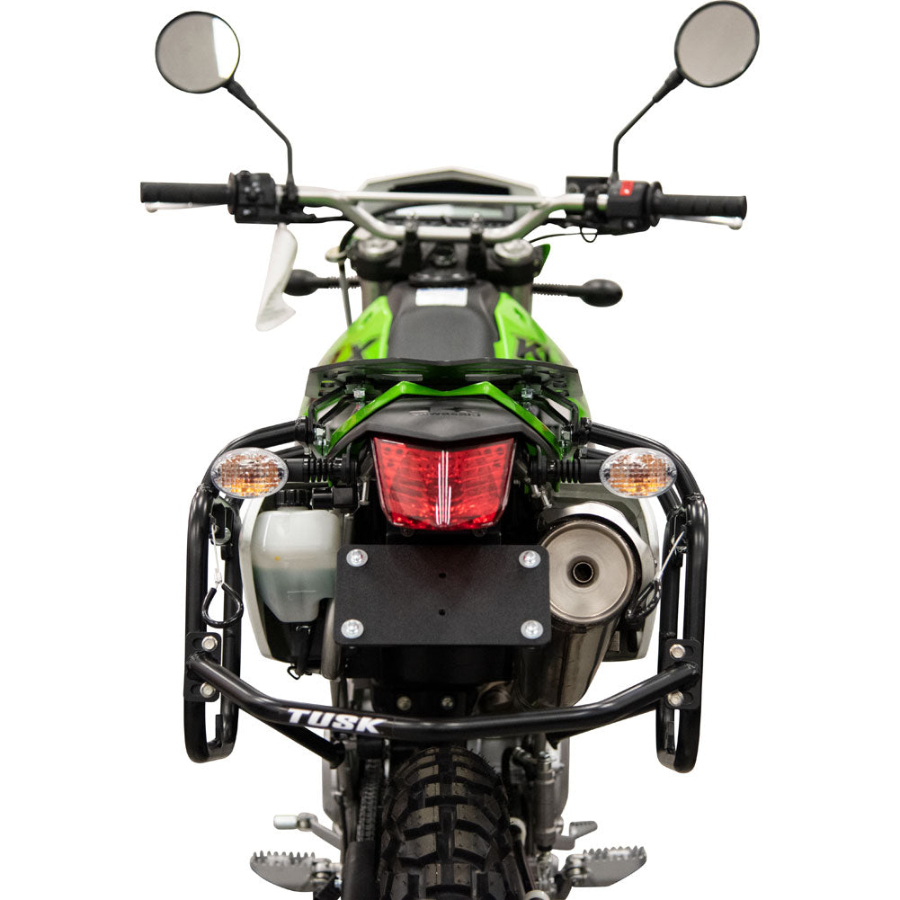 Tusk 2006110021 Pannier Racks with Pilot Pannier Bags with Top Rack Black/Grey