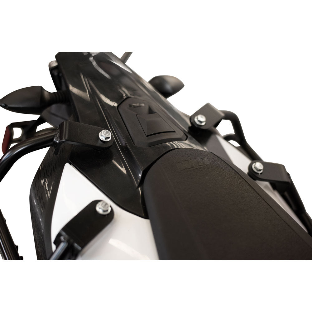 Tusk 2006110035 Pannier Racks with Pilot Pannier Bags Black/Tan