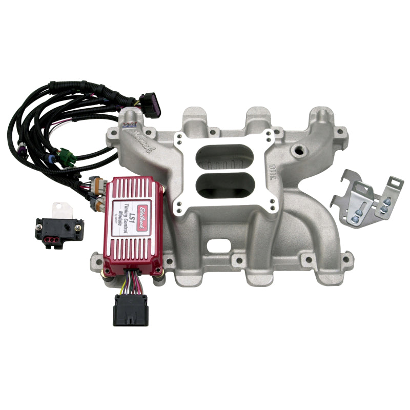Edelbrock 7118 fits SBC LS1 Carbureted Manifold