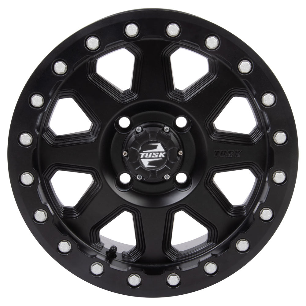 Tusk 2012070003 4/137 Uinta Beadlock Wheel 14x7 5.0 + 2.0 Matte Black