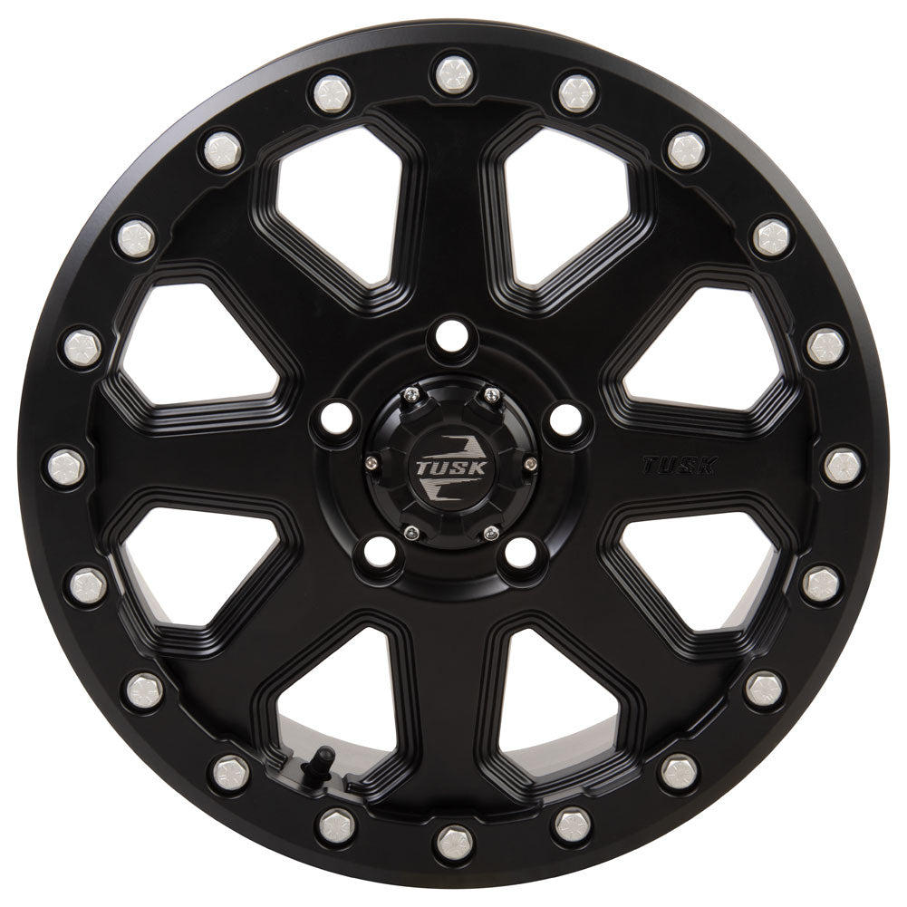 Tusk 2012070039 5/114.3 (5/4.5) Uinta Beadlock Wheel 15x7 6.0 + 1.0 Matte Black
