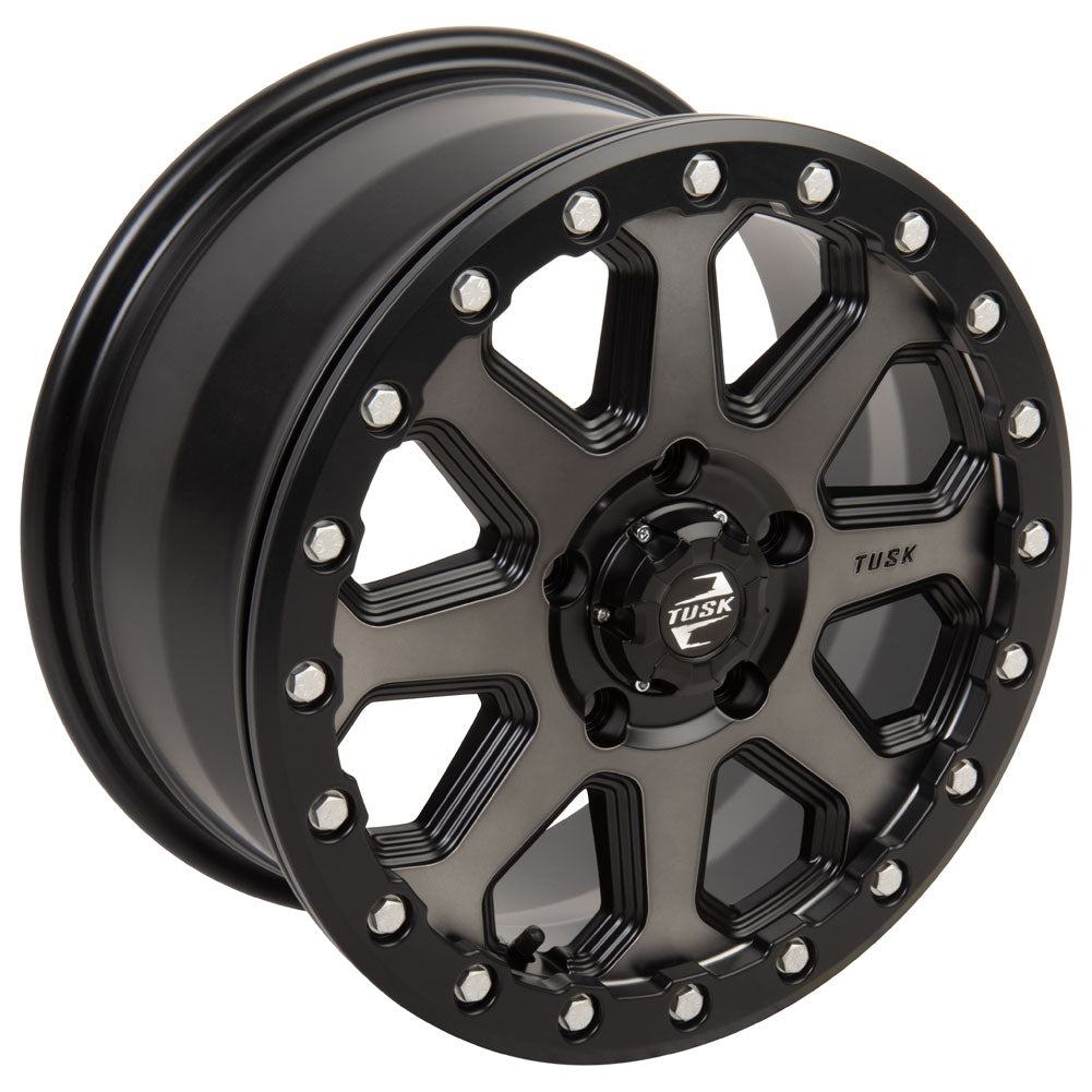 Tusk 2012070041 Uinta Beadlock Wheel 15x7 5/114.3 6+1 Gunmetal/Black