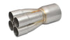 Vibrant 10303 Merge Collectors (1-3/4in Inlet Slipover ID 3in Merge Outlet OD)
